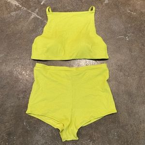 Two piece boy shirt bikini